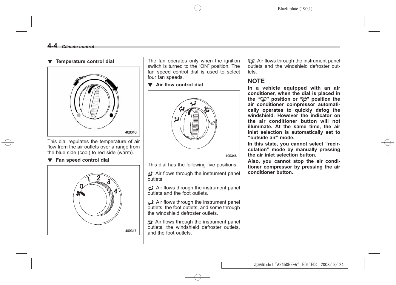 Subaru 2009 Legacy User Manual | Page 186 / 447