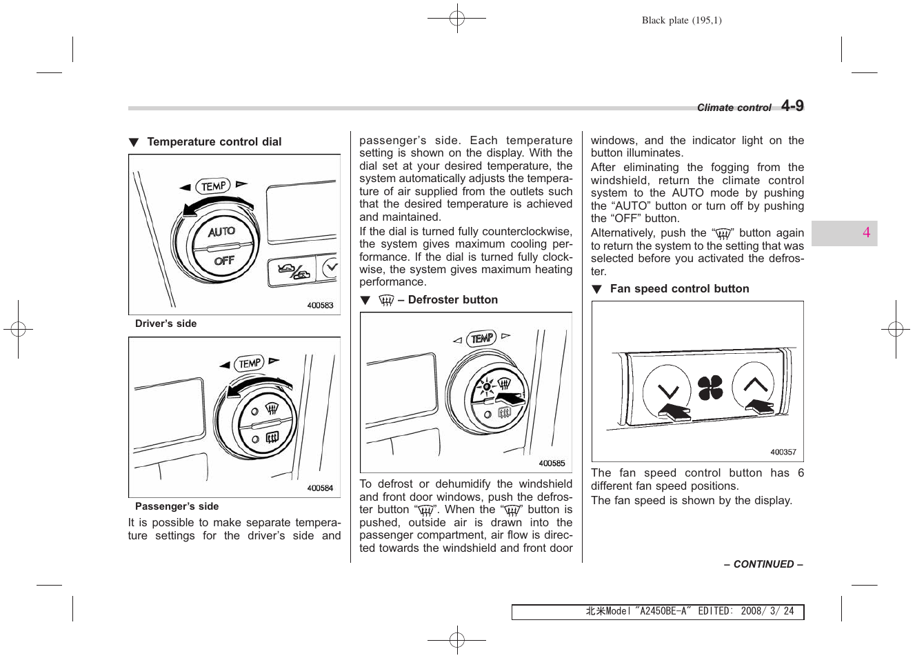 Subaru 2009 Legacy User Manual | Page 191 / 447