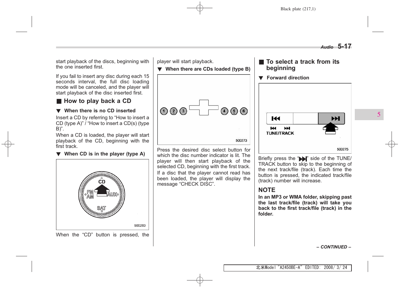 Subaru 2009 Legacy User Manual | Page 212 / 447