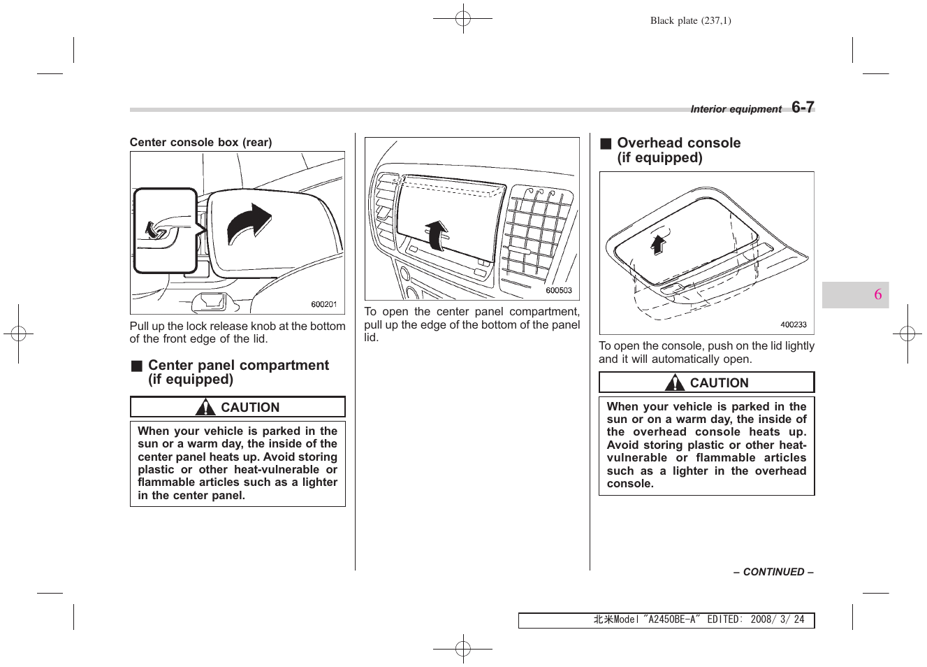 Subaru 2009 Legacy User Manual | Page 230 / 447