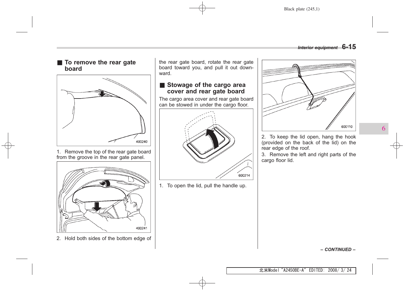 Subaru 2009 Legacy User Manual | Page 238 / 447