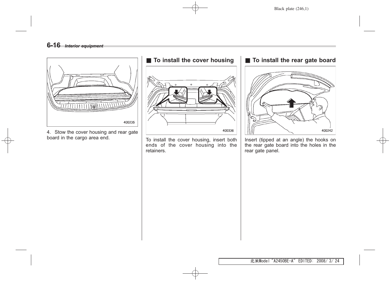 Subaru 2009 Legacy User Manual | Page 239 / 447