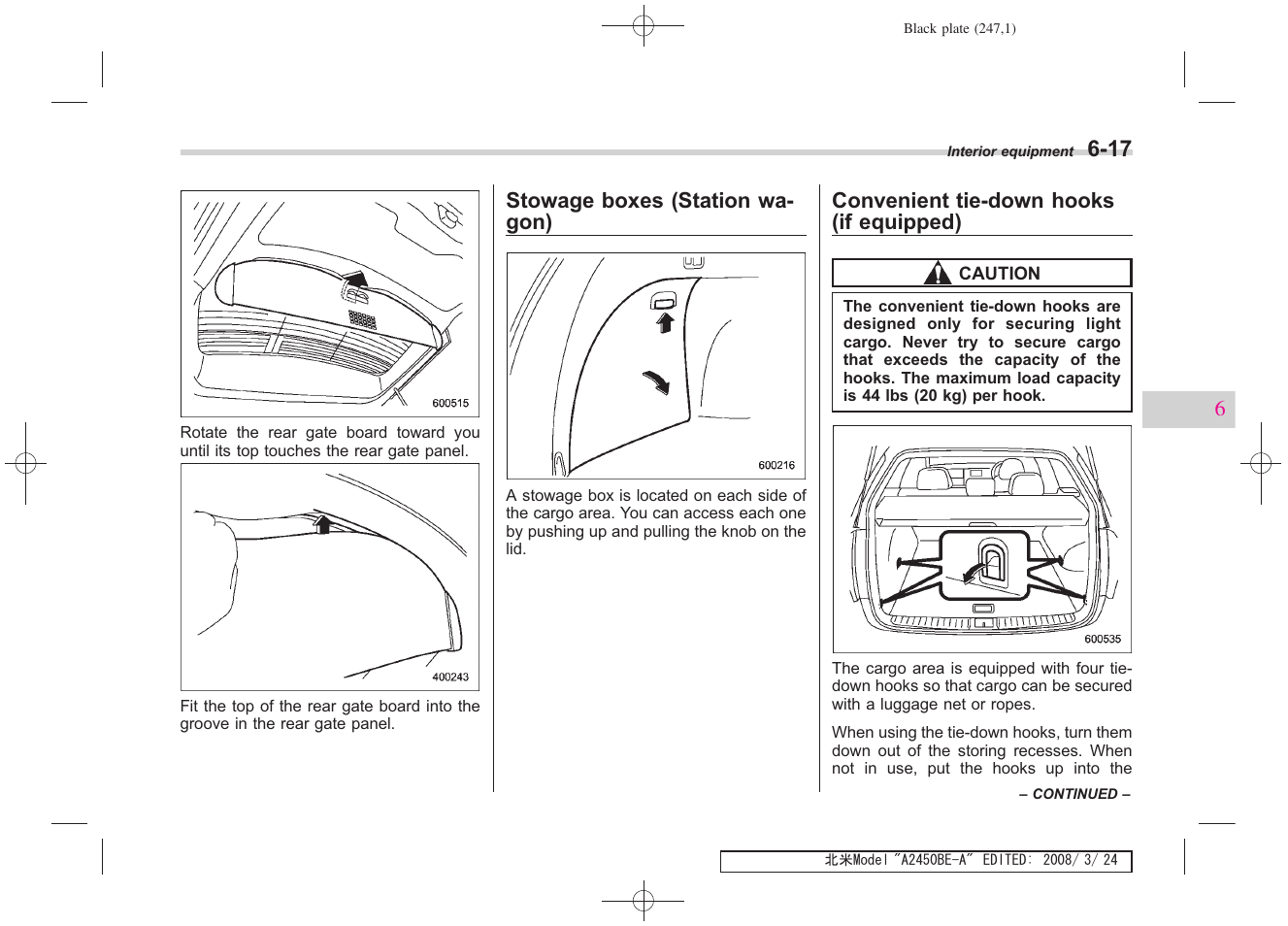 Subaru 2009 Legacy User Manual | Page 240 / 447