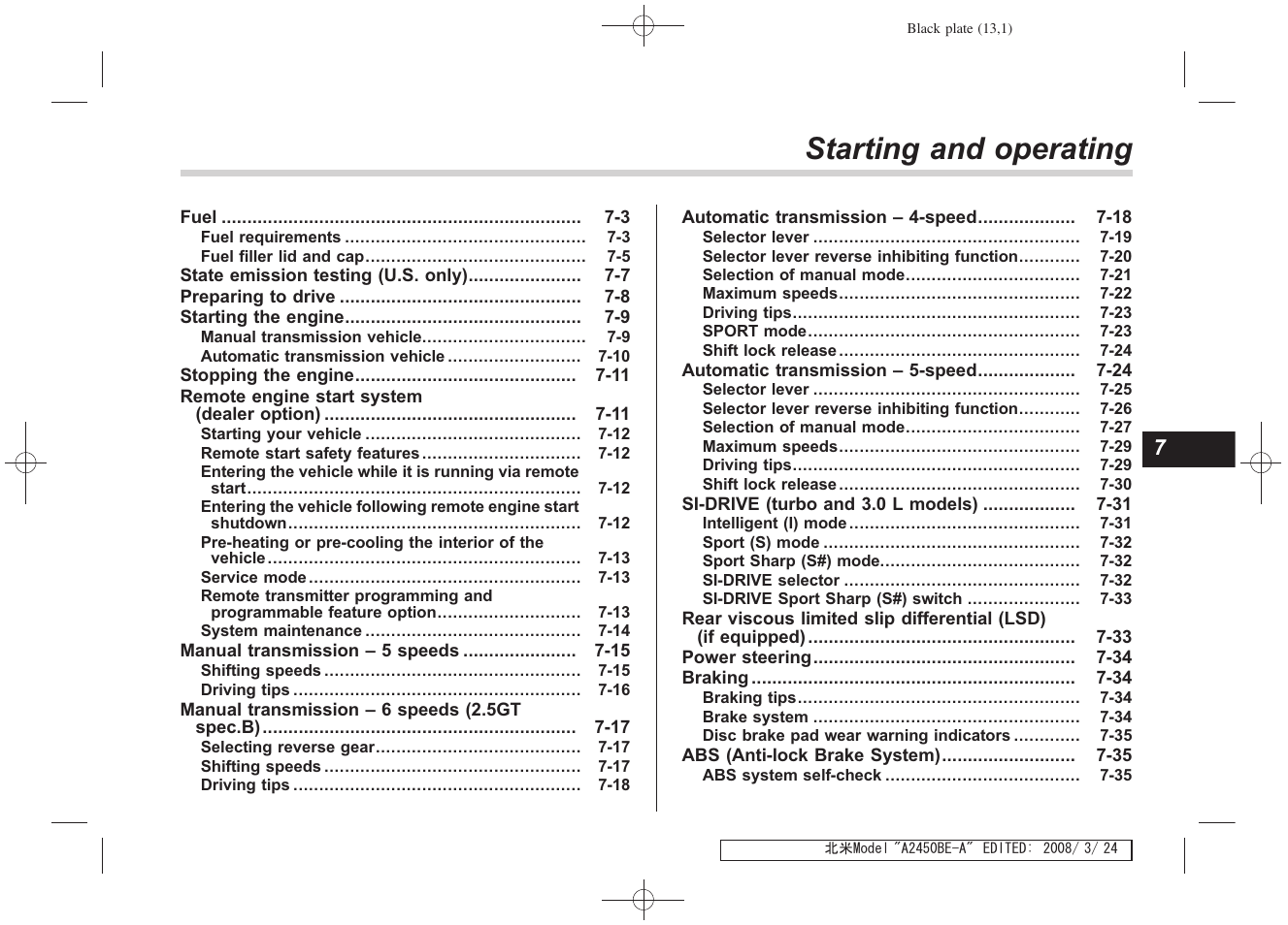 Msa5m0904a_15, Starting and operating | Subaru 2009 Legacy User Manual | Page 247 / 447
