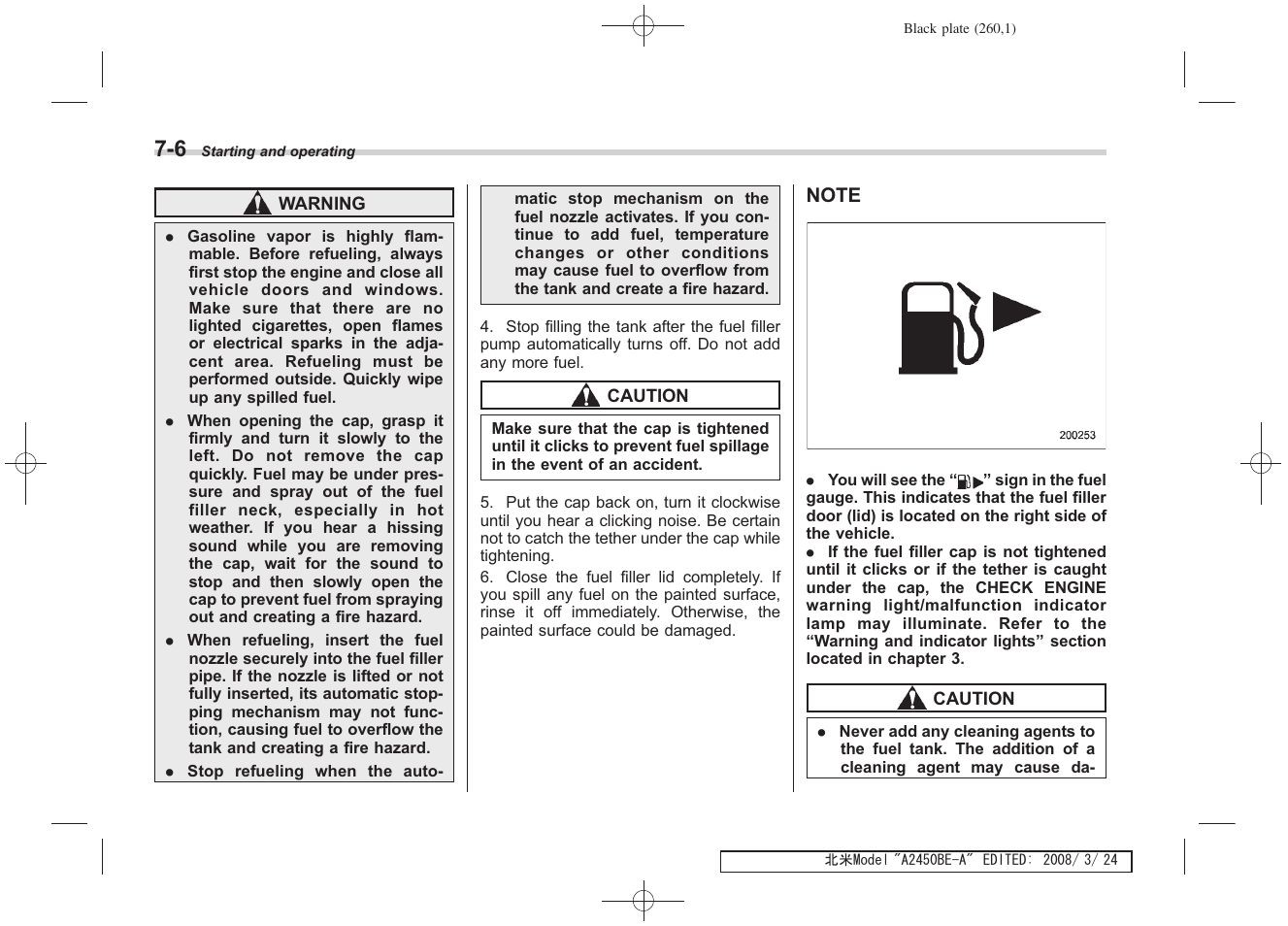 Subaru 2009 Legacy User Manual | Page 252 / 447