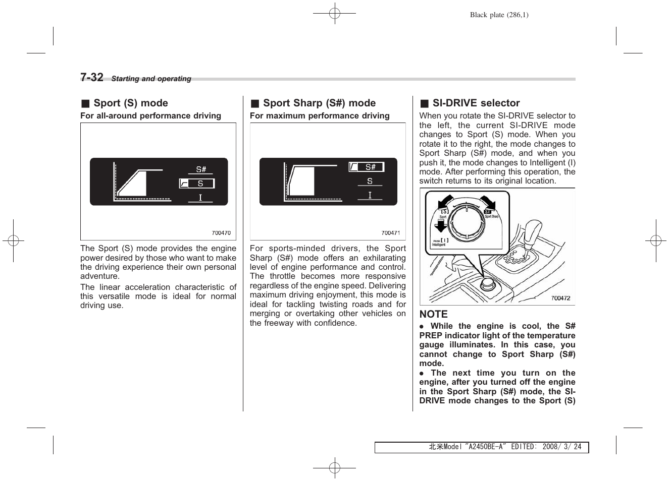 Subaru 2009 Legacy User Manual | Page 278 / 447