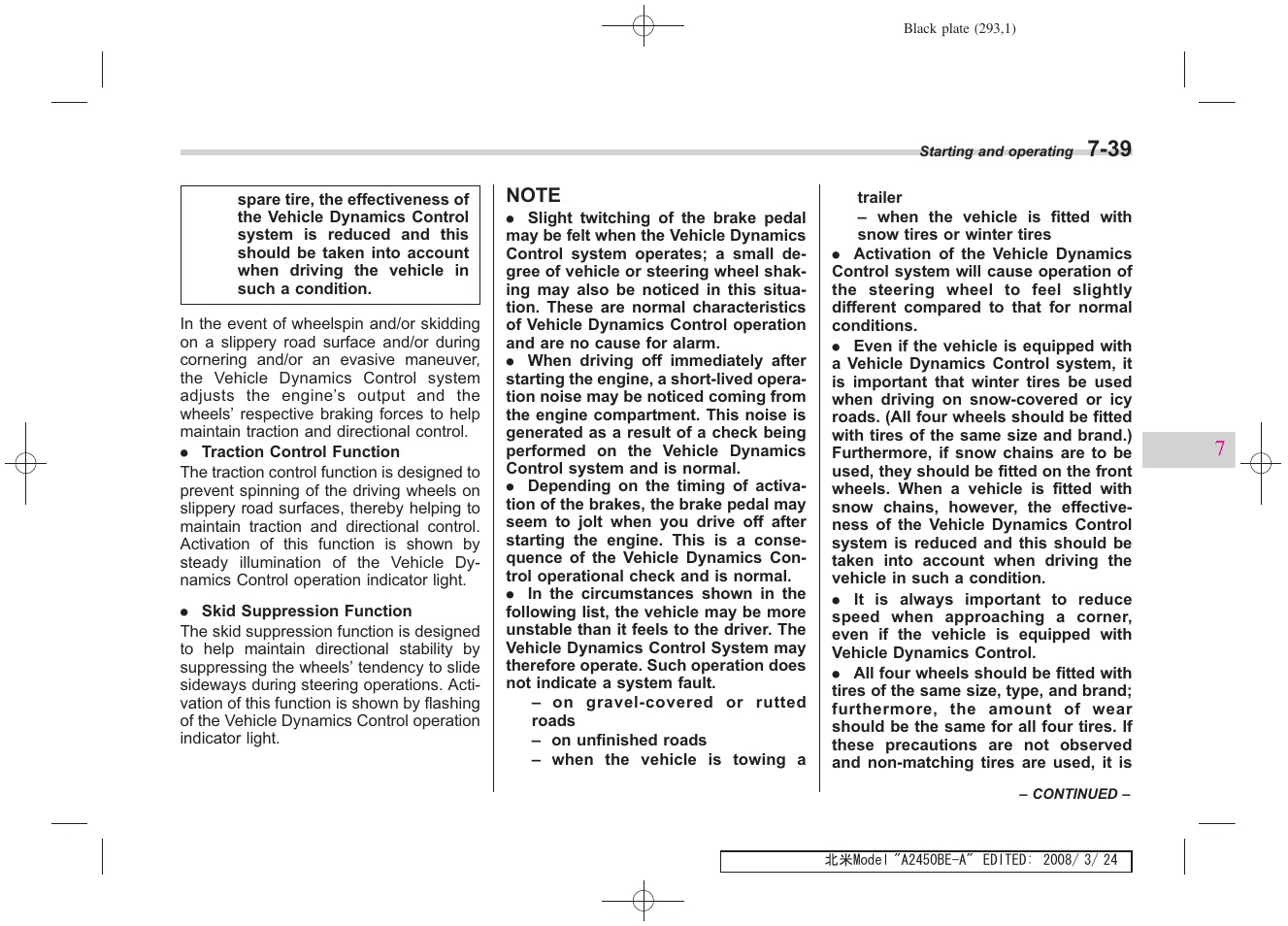 Subaru 2009 Legacy User Manual | Page 285 / 447
