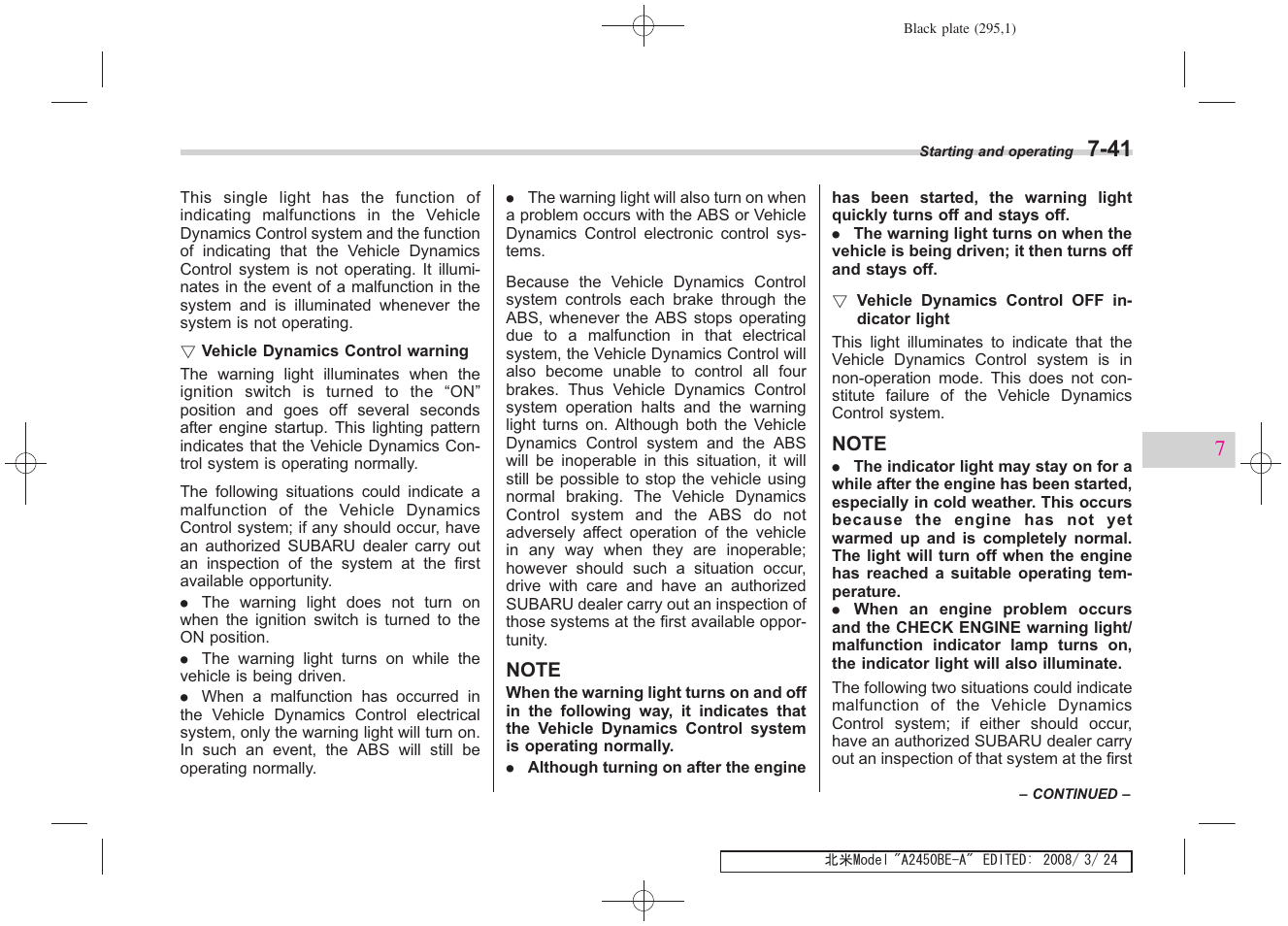 Subaru 2009 Legacy User Manual | Page 287 / 447