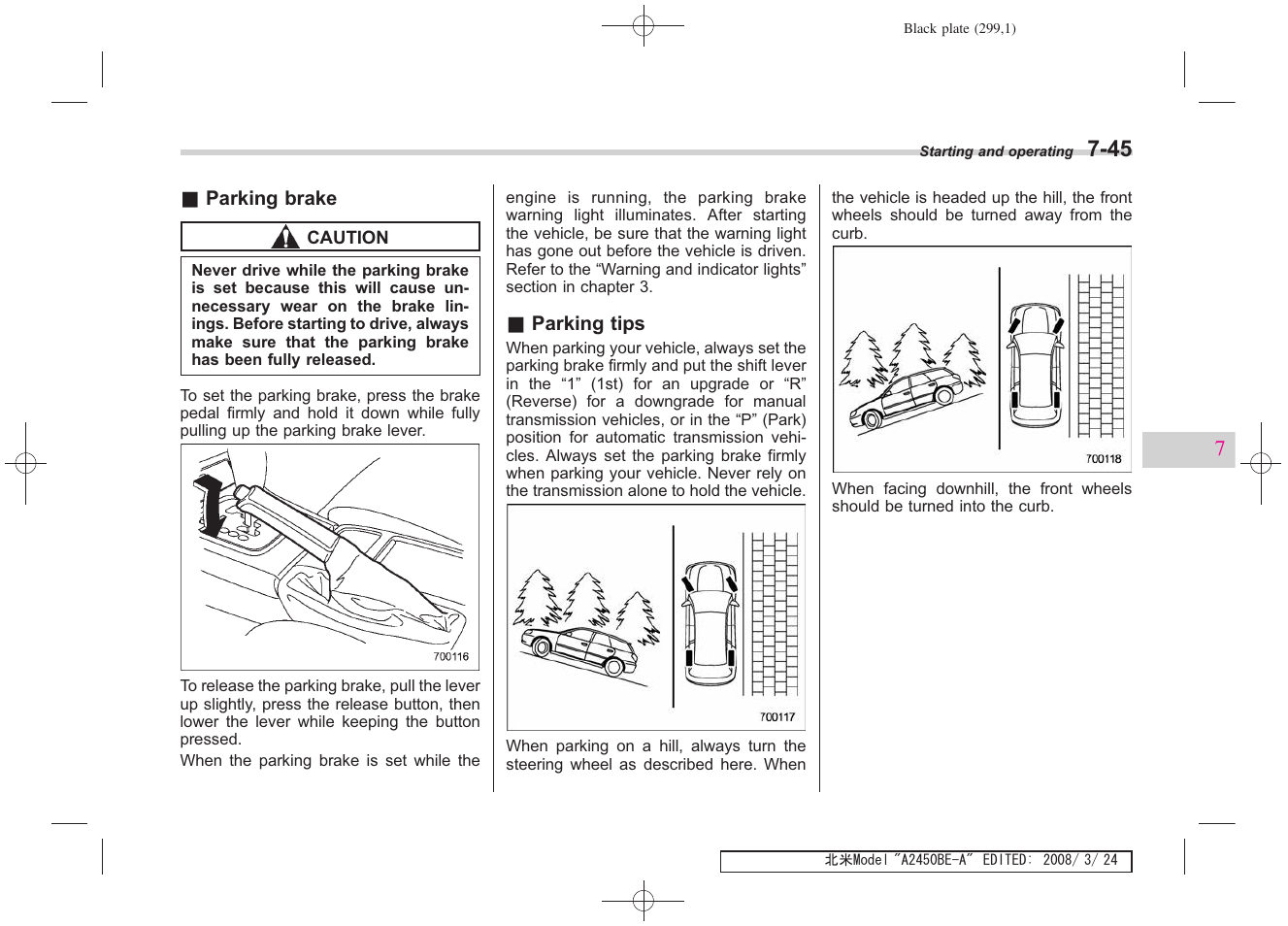 Subaru 2009 Legacy User Manual | Page 291 / 447