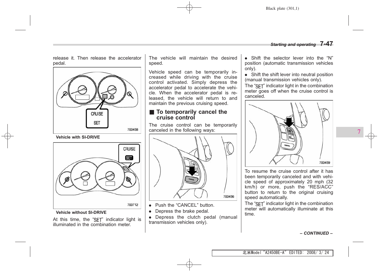 Subaru 2009 Legacy User Manual | Page 293 / 447