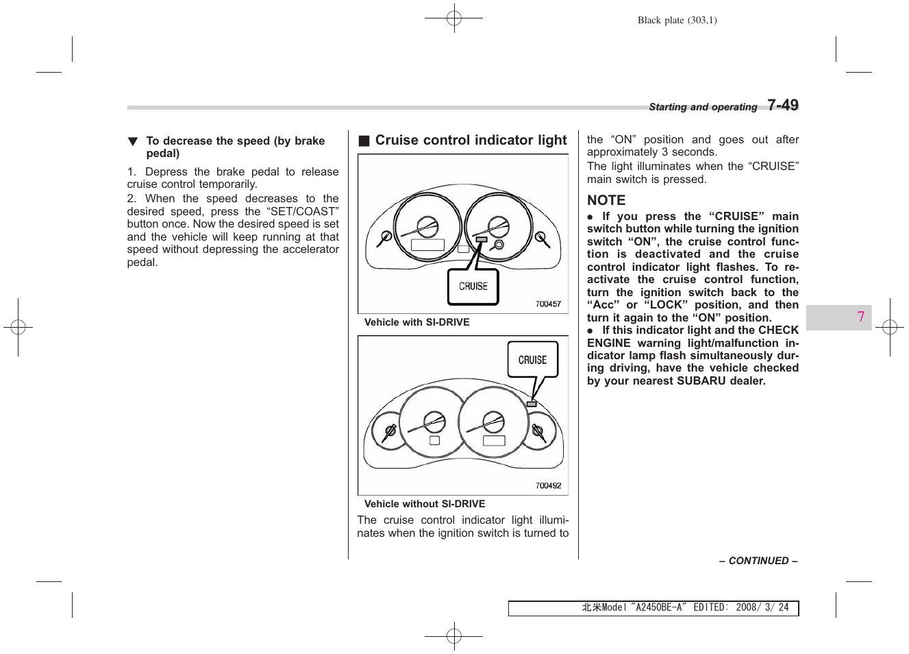 Subaru 2009 Legacy User Manual | Page 295 / 447