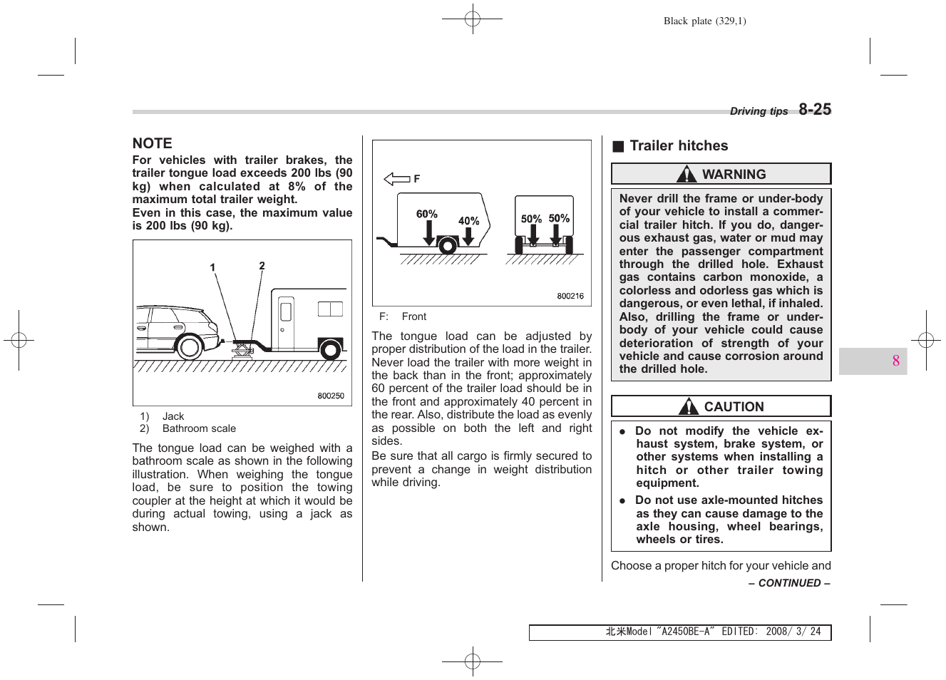 Subaru 2009 Legacy User Manual | Page 321 / 447