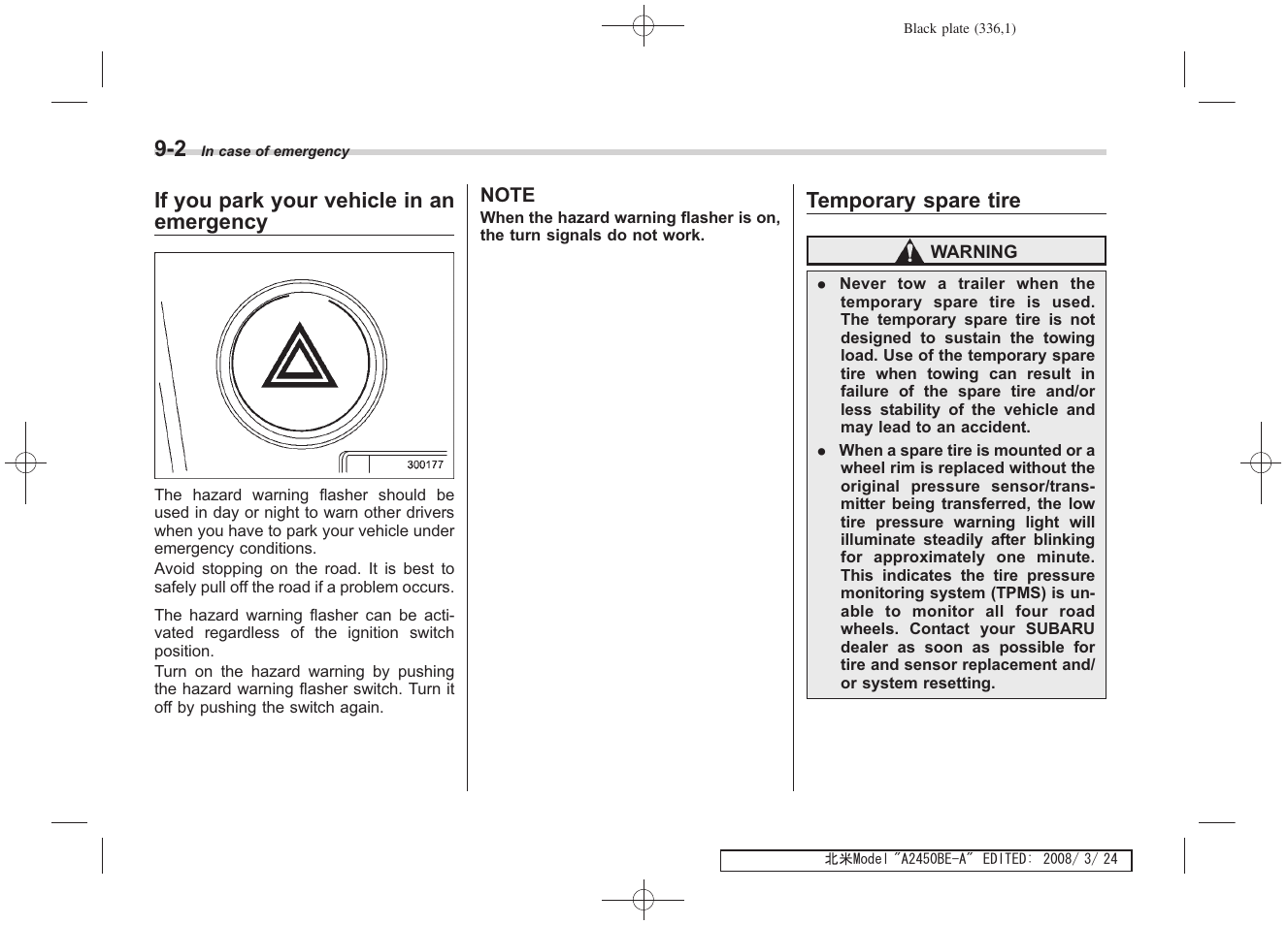 Subaru 2009 Legacy User Manual | Page 327 / 447