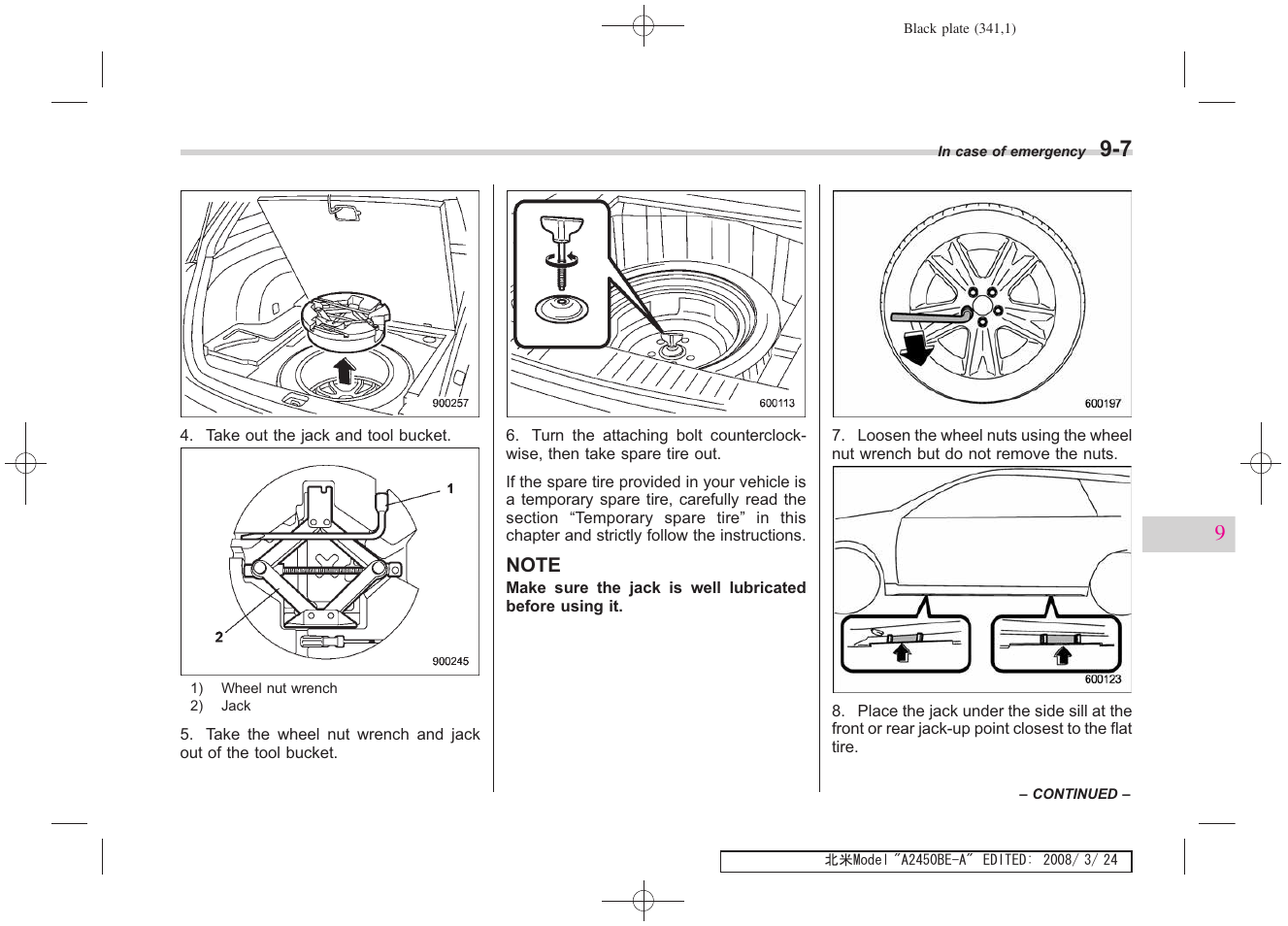 Subaru 2009 Legacy User Manual | Page 332 / 447