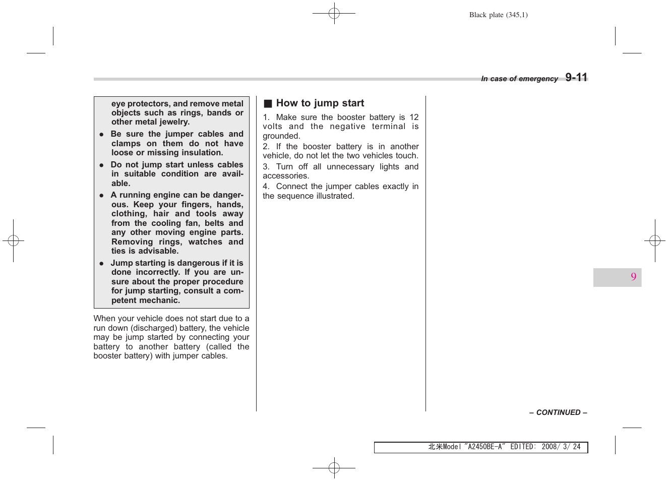 Subaru 2009 Legacy User Manual | Page 336 / 447