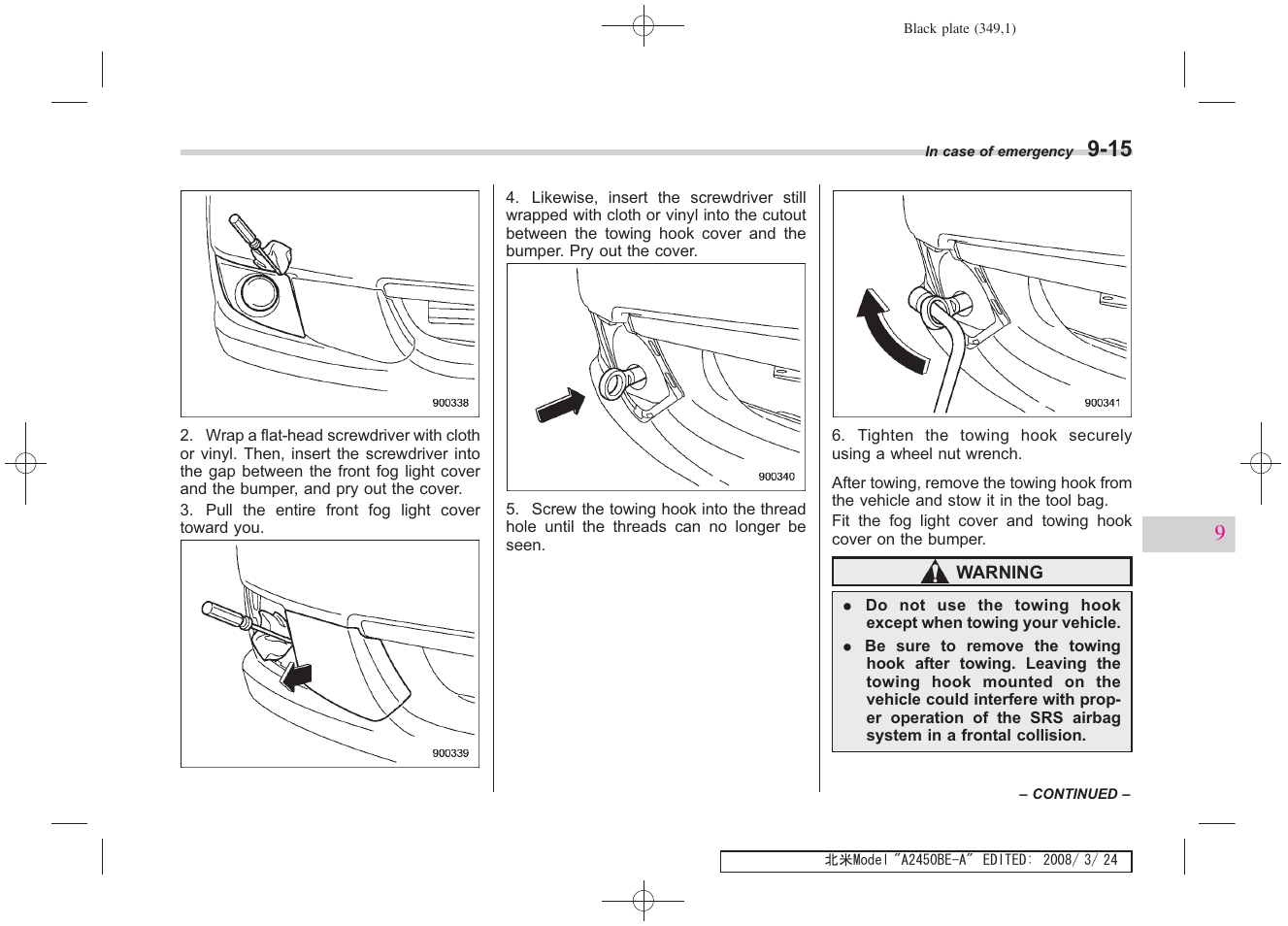 Subaru 2009 Legacy User Manual | Page 340 / 447