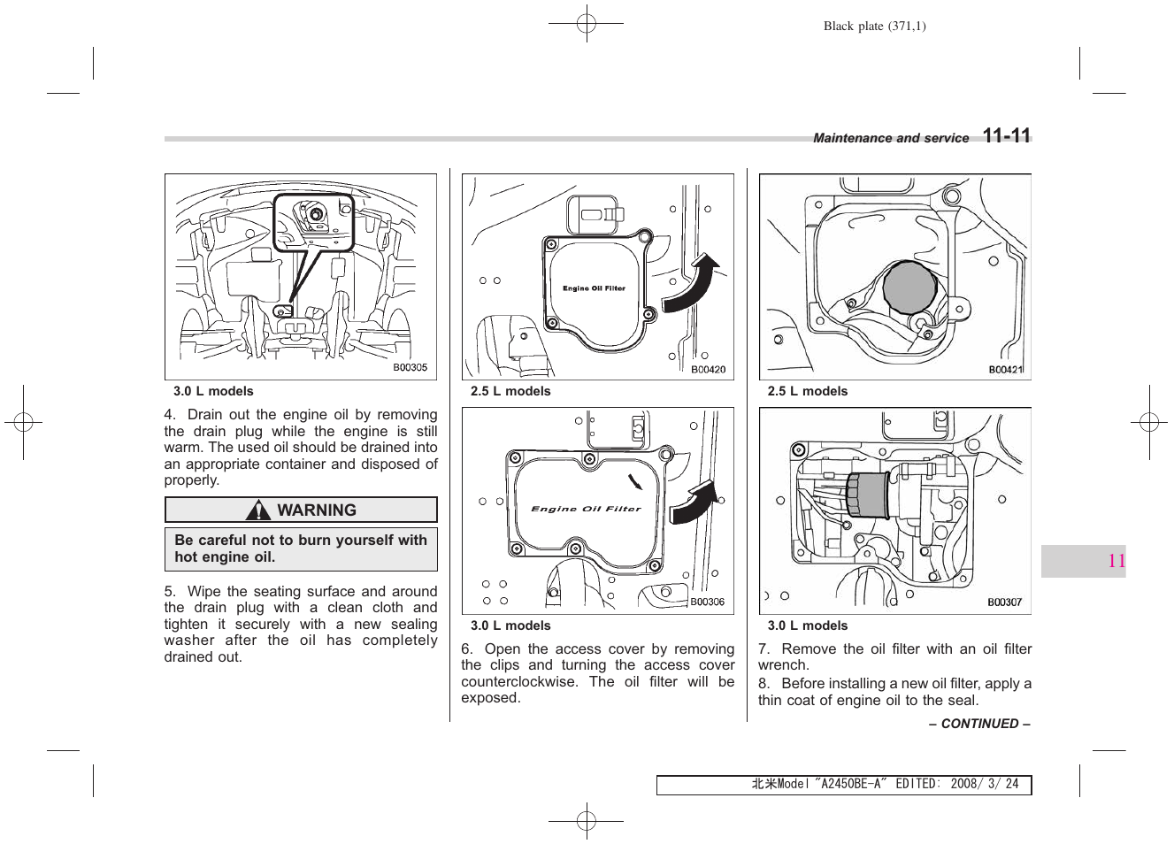 Subaru 2009 Legacy User Manual | Page 361 / 447