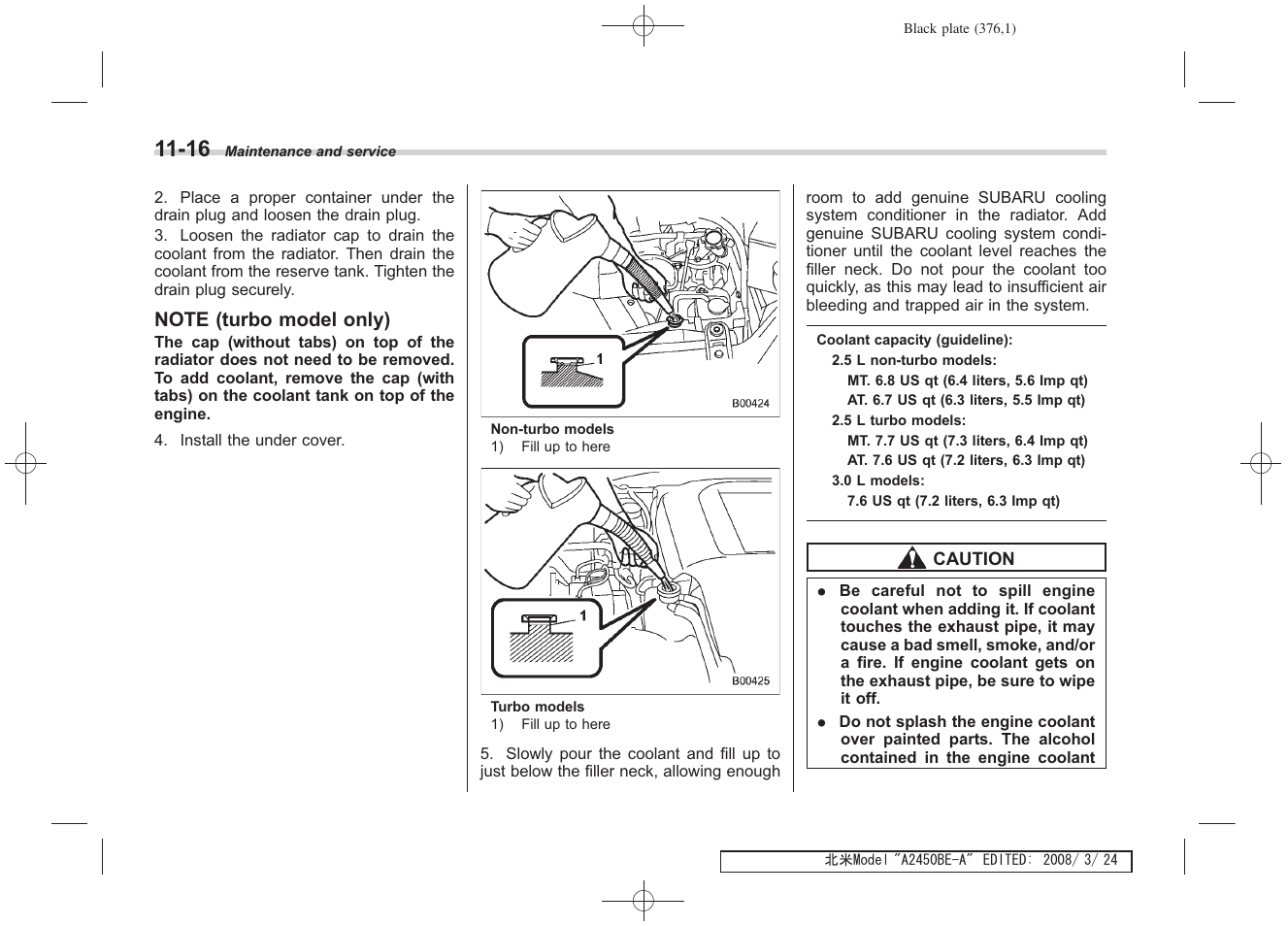 Subaru 2009 Legacy User Manual | Page 366 / 447