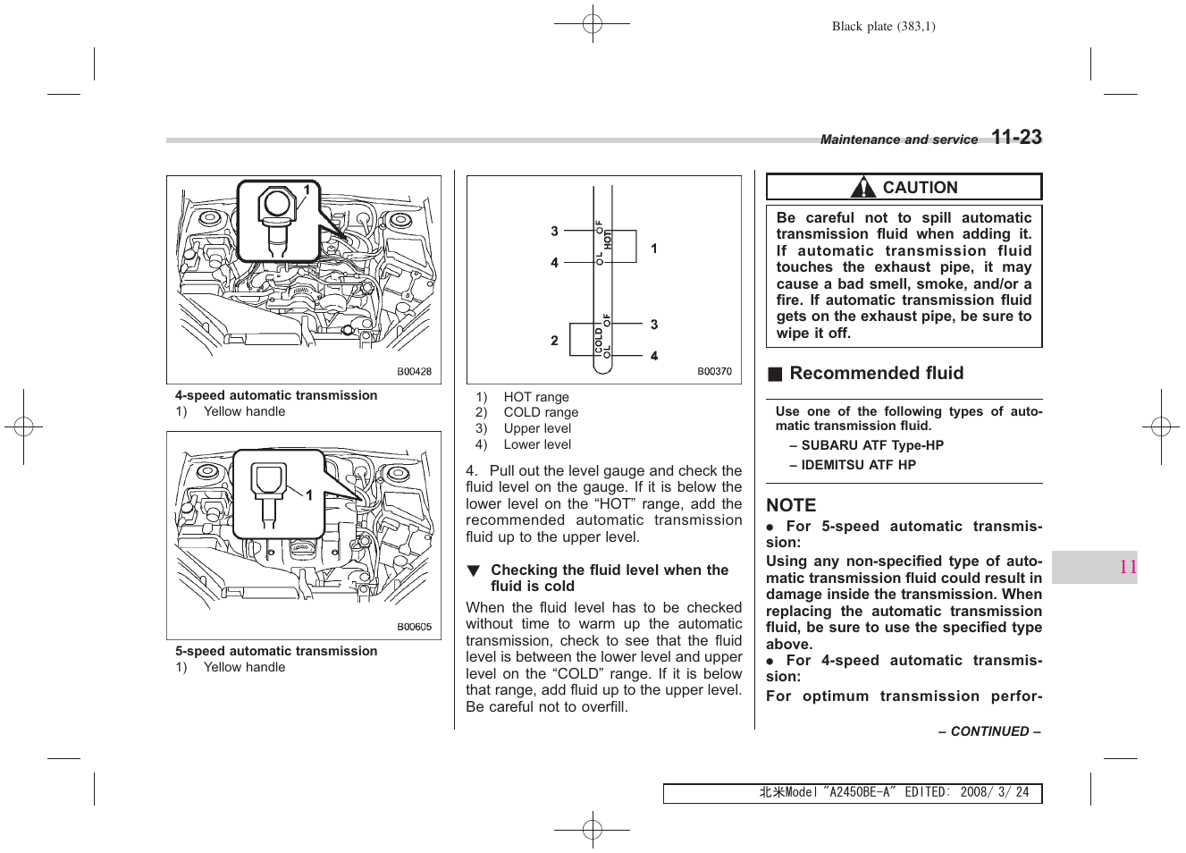 Subaru 2009 Legacy User Manual | Page 373 / 447
