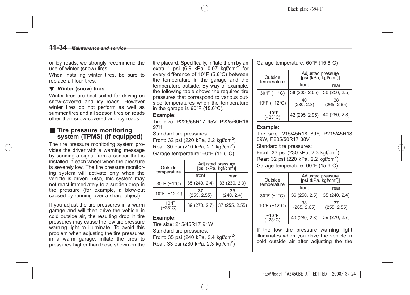 Subaru 2009 Legacy User Manual | Page 384 / 447