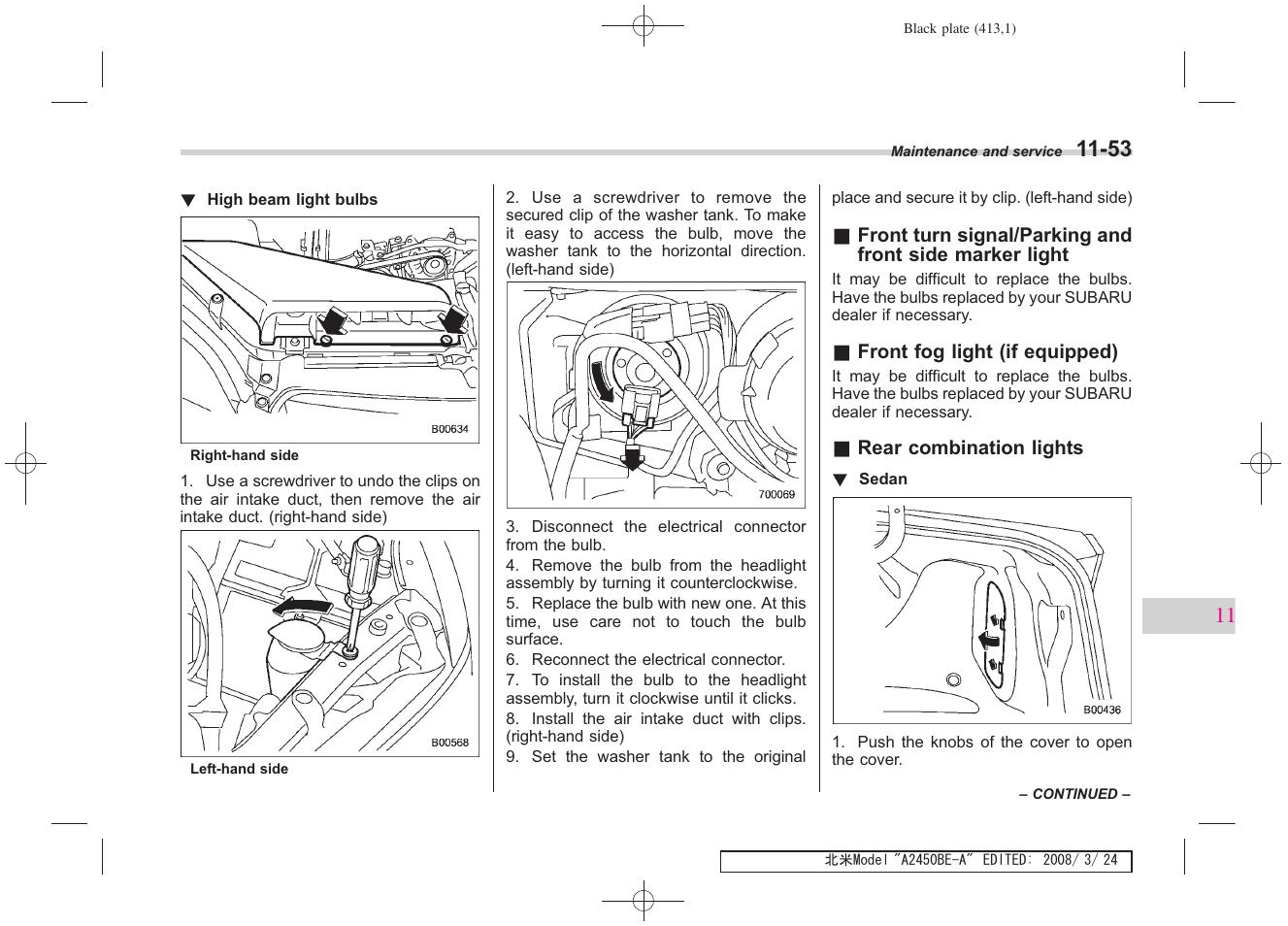 Subaru 2009 Legacy User Manual | Page 403 / 447