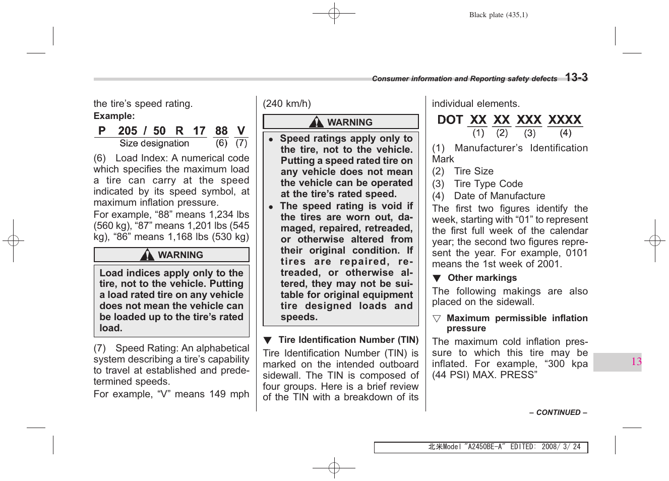 Subaru 2009 Legacy User Manual | Page 423 / 447