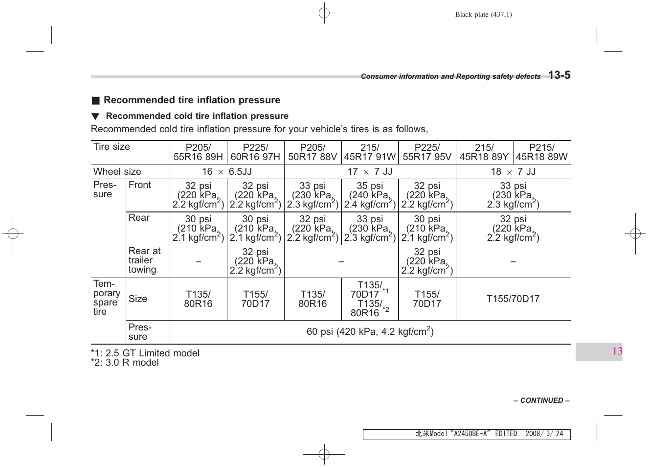 Subaru 2009 Legacy User Manual | Page 425 / 447