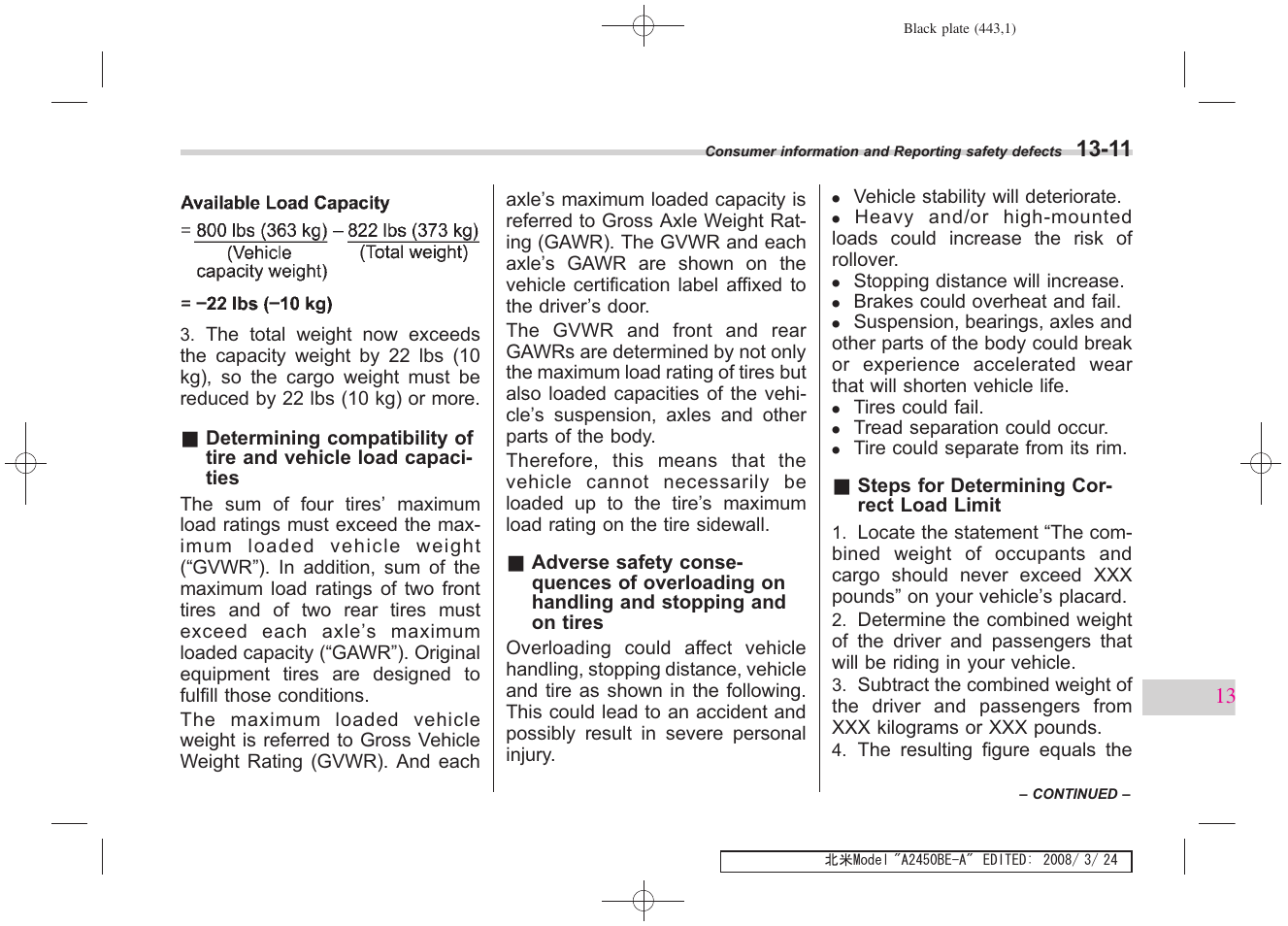 Subaru 2009 Legacy User Manual | Page 431 / 447