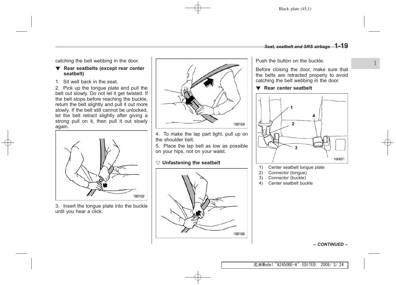 Subaru 2009 Legacy User Manual | Page 45 / 447