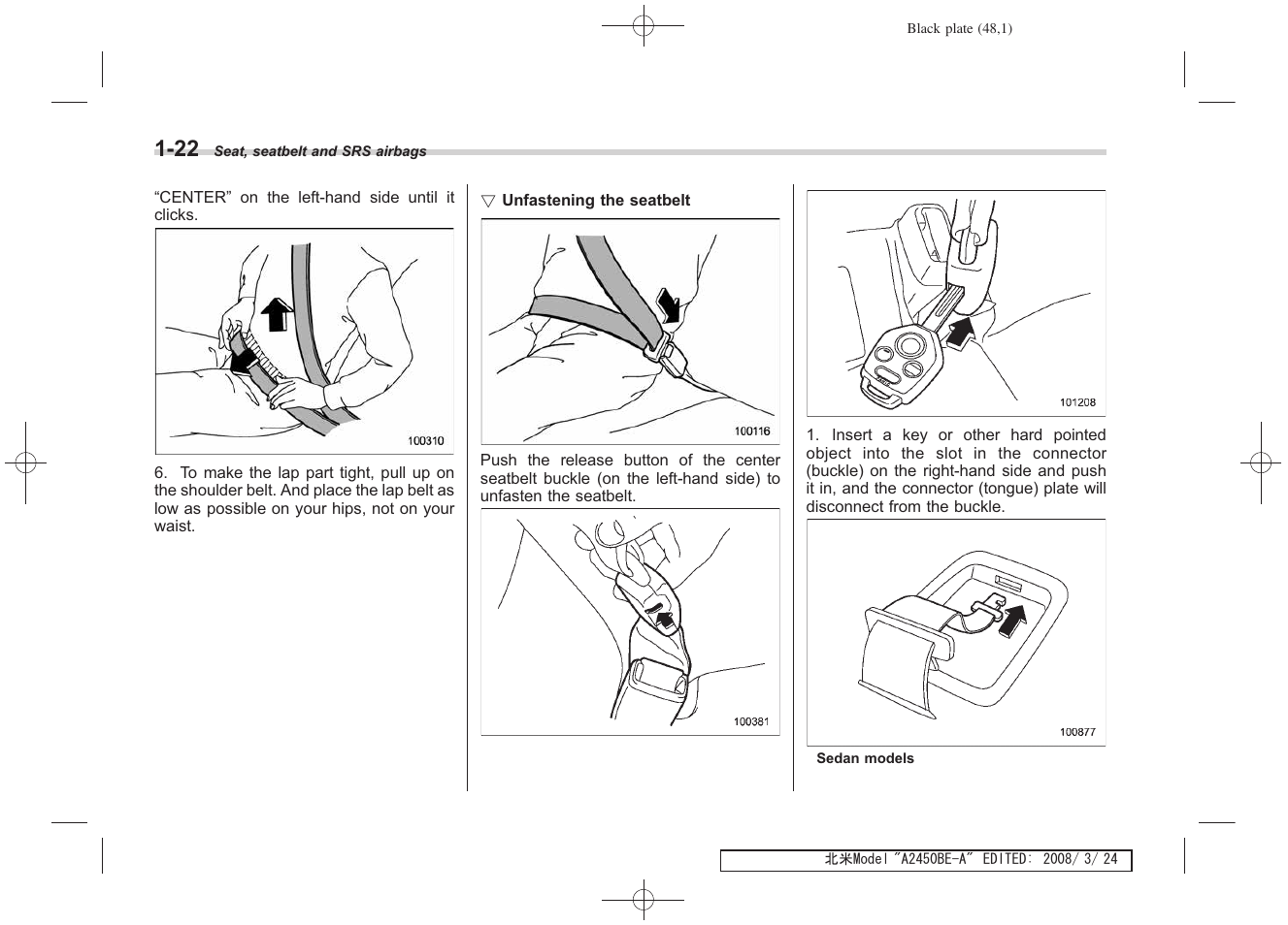 Subaru 2009 Legacy User Manual | Page 48 / 447