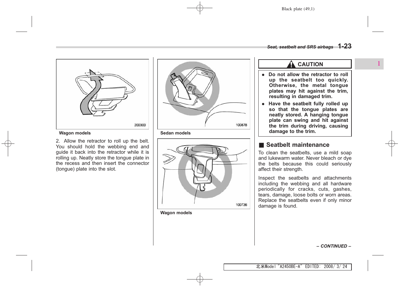 Subaru 2009 Legacy User Manual | Page 49 / 447