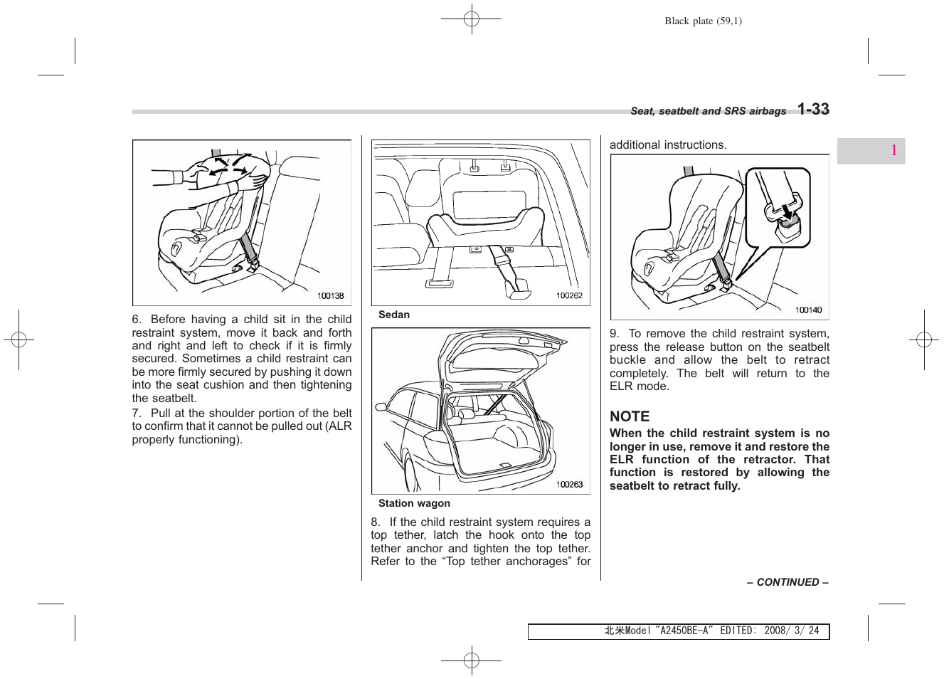 Subaru 2009 Legacy User Manual | Page 59 / 447