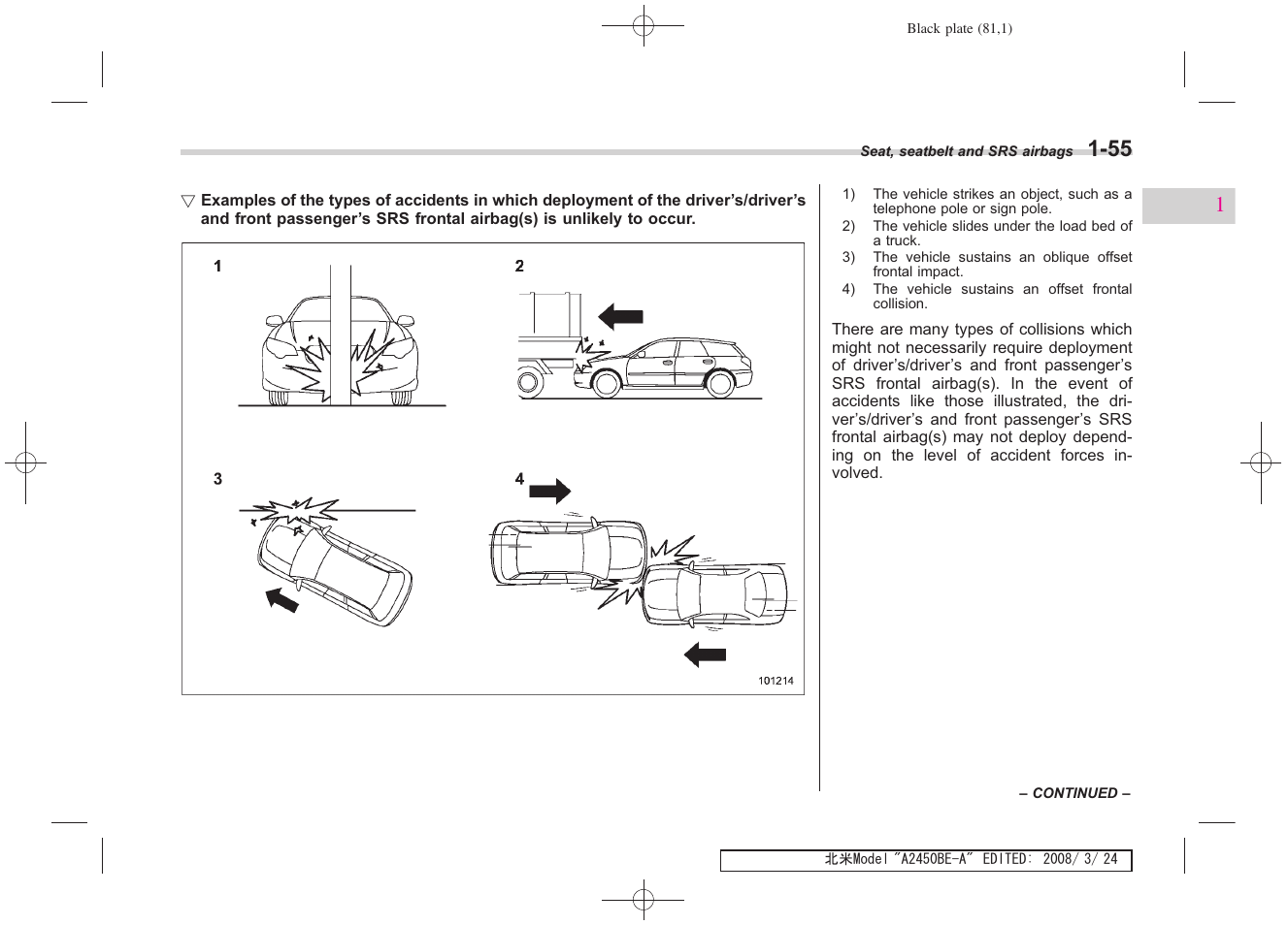 Subaru 2009 Legacy User Manual | Page 81 / 447