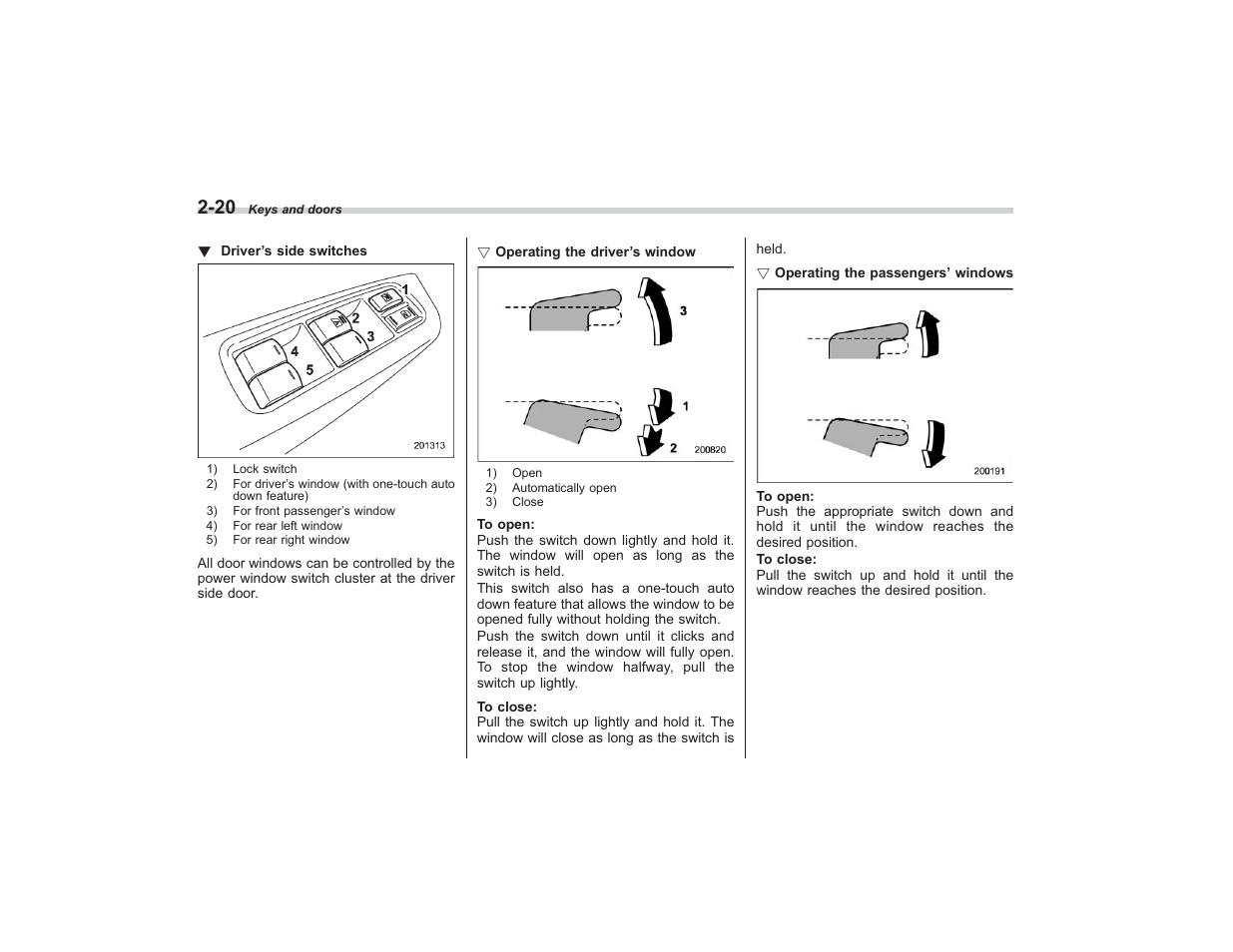 Subaru 2009 Impreza User Manual | Page 108 / 407