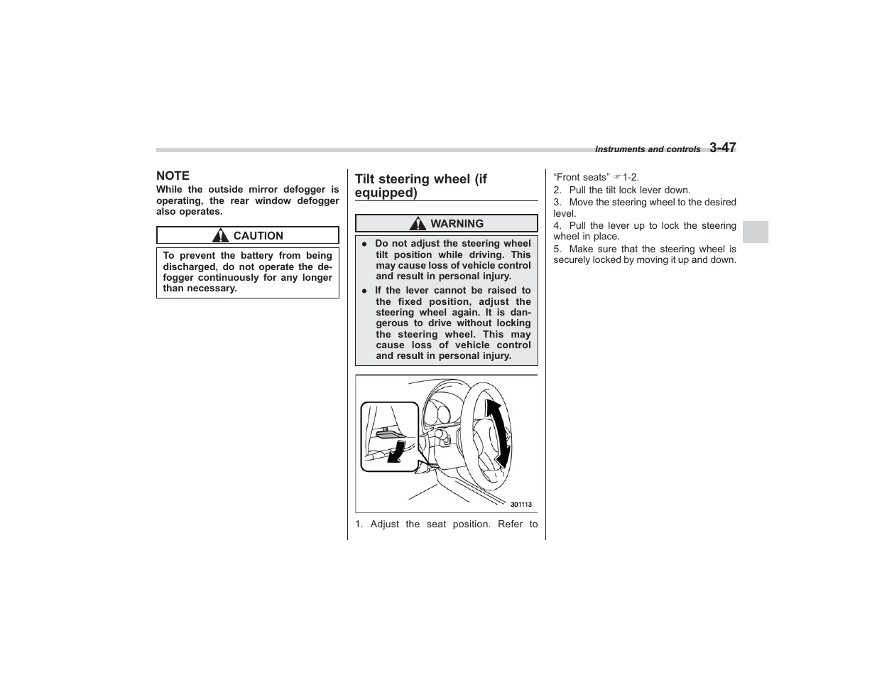 Subaru 2009 Impreza User Manual | Page 162 / 407