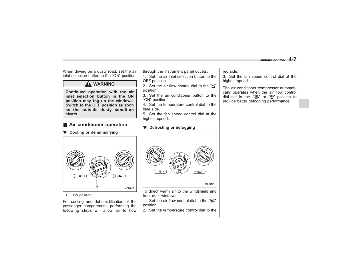 Subaru 2009 Impreza User Manual | Page 170 / 407