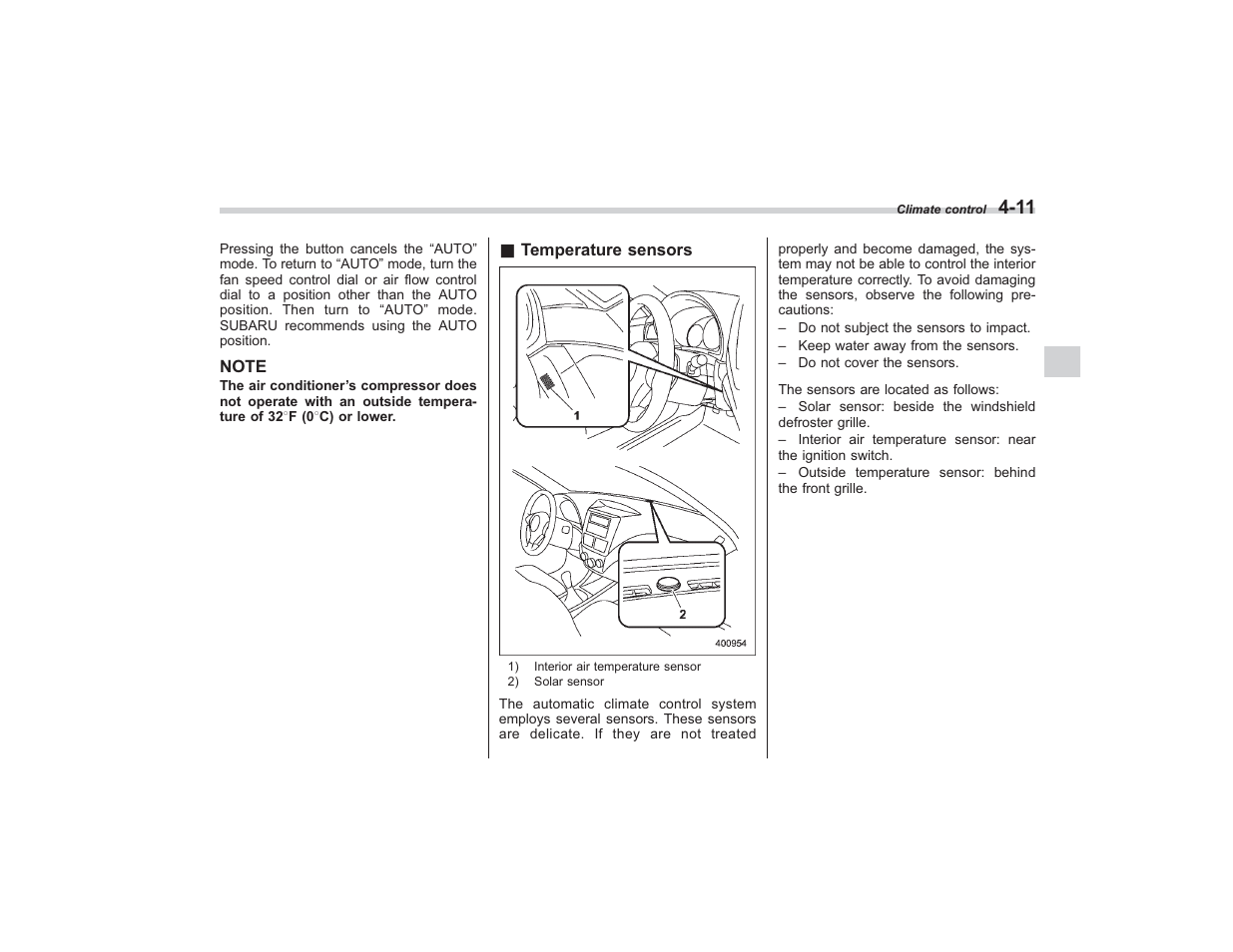 Subaru 2009 Impreza User Manual | Page 174 / 407