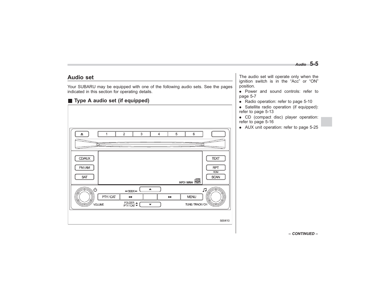 Subaru 2009 Impreza User Manual | Page 182 / 407