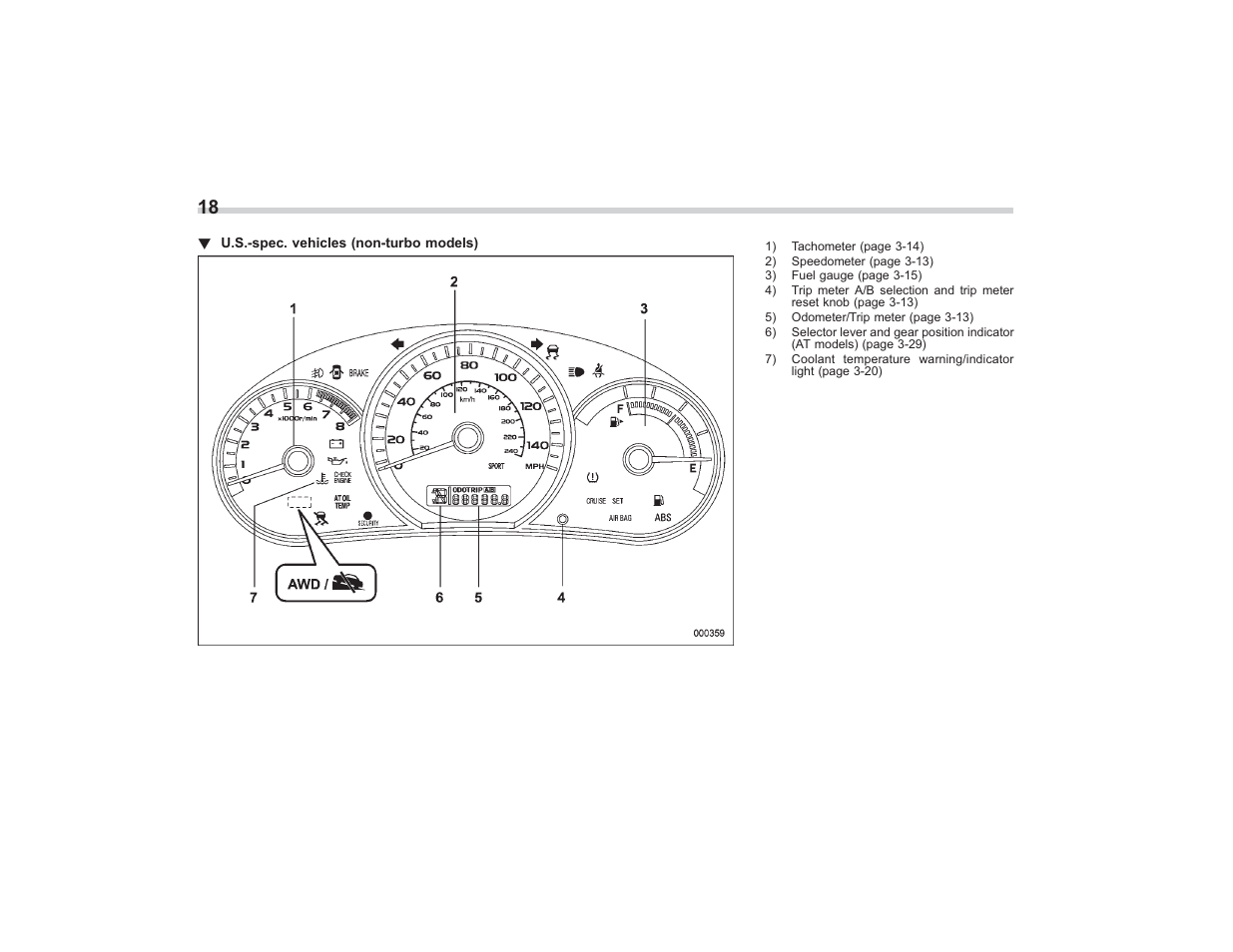 Subaru 2009 Impreza User Manual | Page 20 / 407