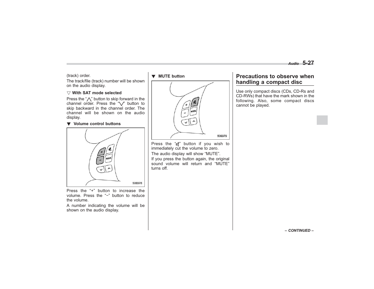 Subaru 2009 Impreza User Manual | Page 204 / 407