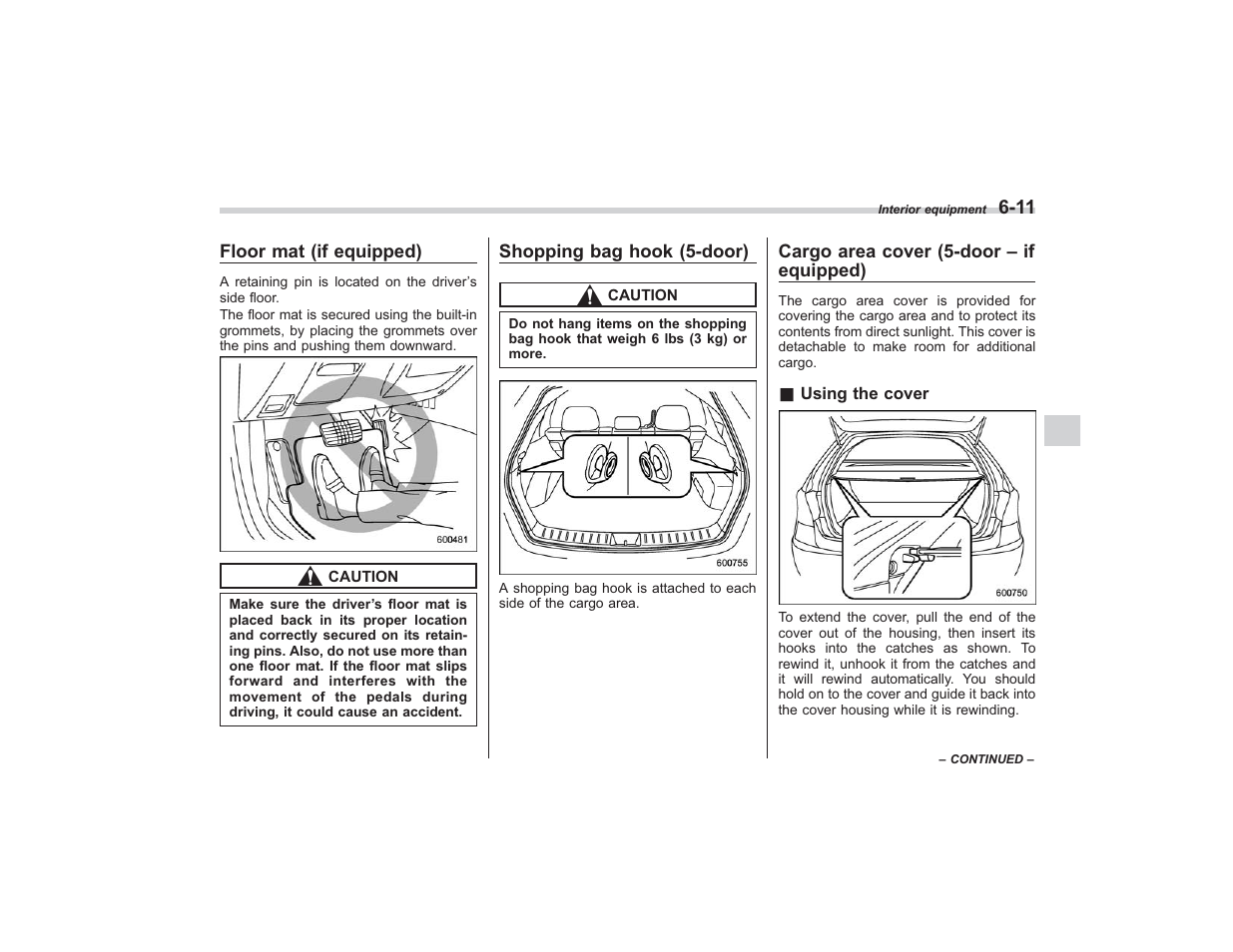 Subaru 2009 Impreza User Manual | Page 217 / 407