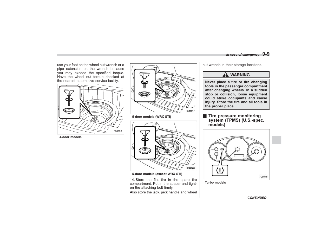 Subaru 2009 Impreza User Manual | Page 297 / 407