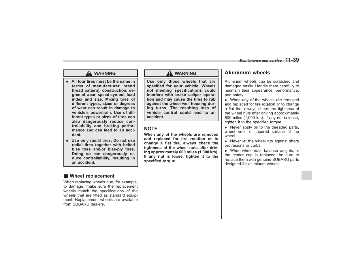 Subaru 2009 Impreza User Manual | Page 354 / 407