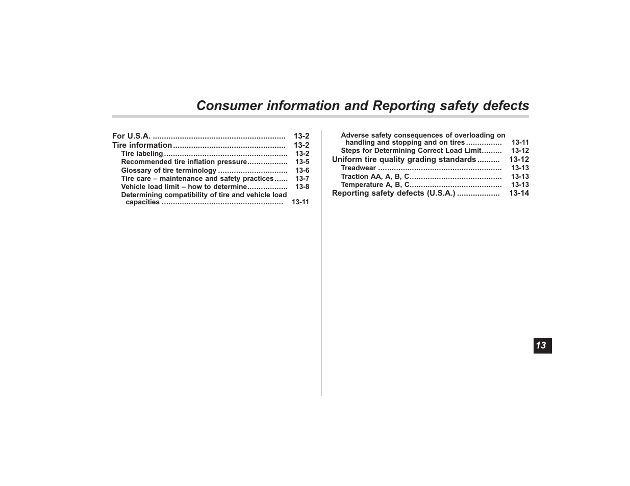 Msa5m0912a_21, Consumer information and reporting safety defects | Subaru 2009 Impreza User Manual | Page 382 / 407