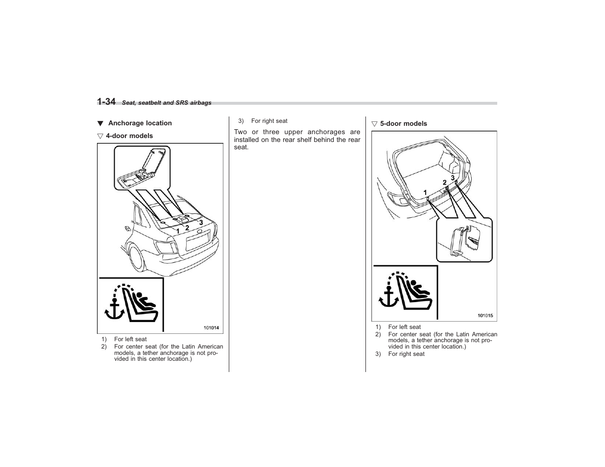 Subaru 2009 Impreza User Manual | Page 61 / 407