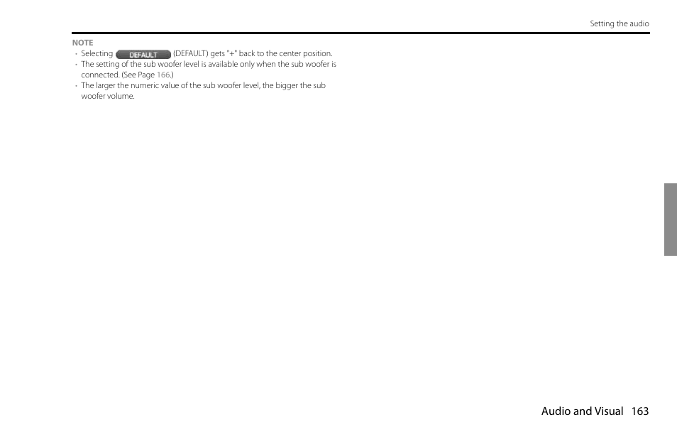 Audio and visual 163 | Subaru 2009 Impreza Navigation System User Manual | Page 163 / 248