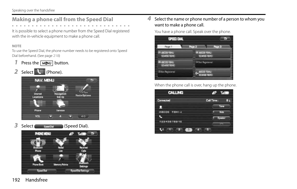 Subaru 2009 Impreza Navigation System User Manual | Page 192 / 248