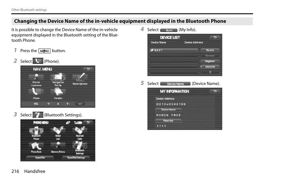 Subaru 2009 Impreza Navigation System User Manual | Page 216 / 248