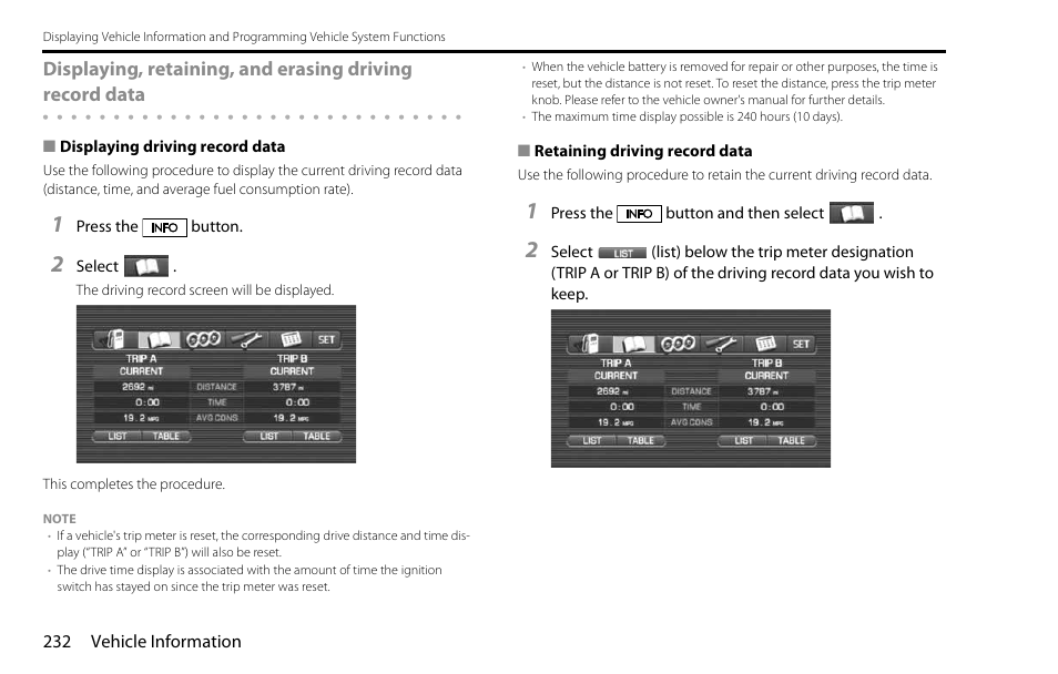 Subaru 2009 Impreza Navigation System User Manual | Page 232 / 248