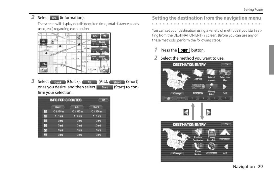 Subaru 2009 Impreza Navigation System User Manual | Page 29 / 248